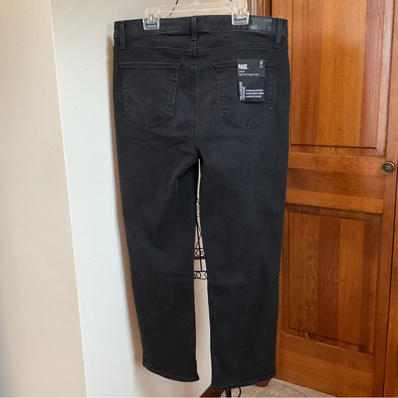 Paige Cindy High-Rise Straight Jeans, 31 - Picture 4 of 10